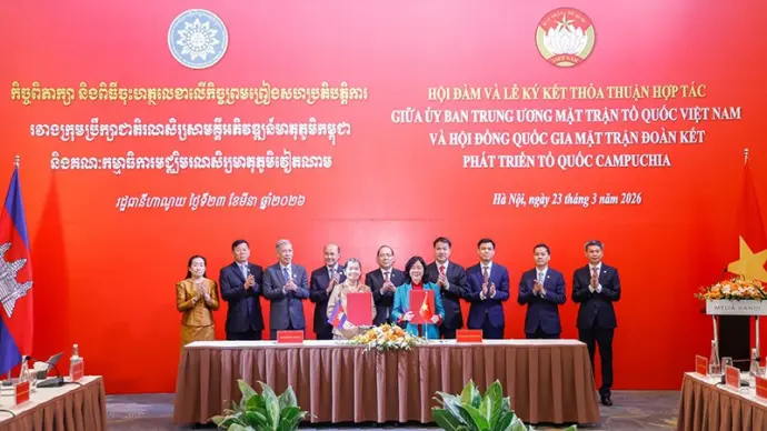 Việt Nam - Campuchia phối hợp tiếp nhận ý kiến nhân dân về quan hệ hợp tác hai nước