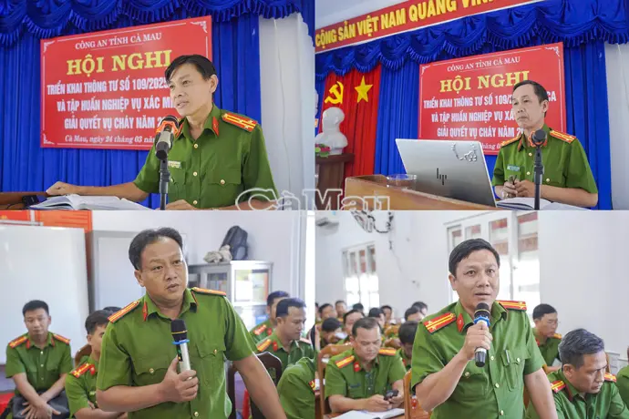 Tập huấn nghiệp vụ xác minh, giải quyết vụ cháy năm 2026