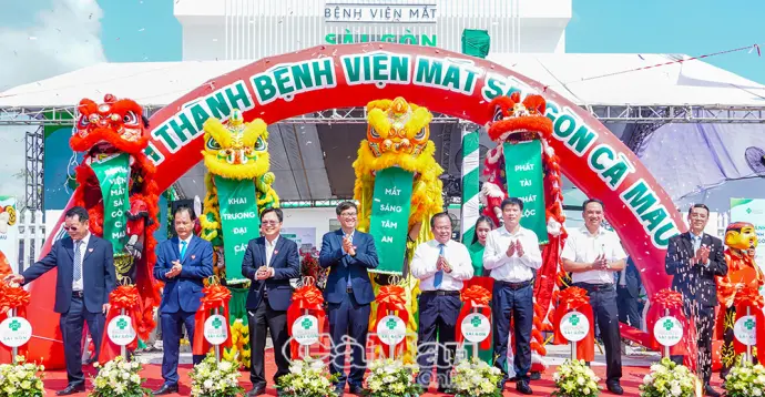 Khánh thành Bệnh viện Mắt Sài Gòn Cà Mau tại phường Tân Thành 