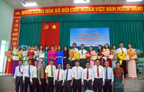 71 giáo viên tiểu học đạt Giáo viên dạy giỏi cấp tỉnh