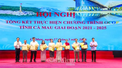 Cà Mau đặt mục tiêu đạt 460 sản phẩm OCOP trong năm 2026