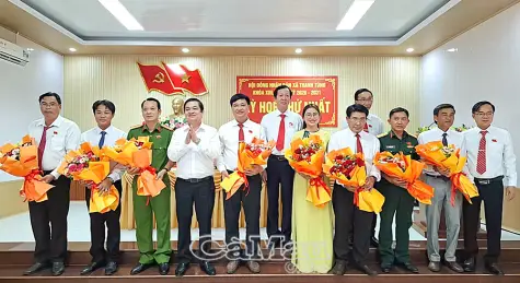 HĐND xã Thanh Tùng kiện toàn nhân sự chủ chốt nhiệm kỳ mới