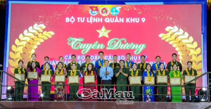 Khai mạc Hội trại Thanh niên, phụ nữ lực lượng vũ trang Quân khu 9