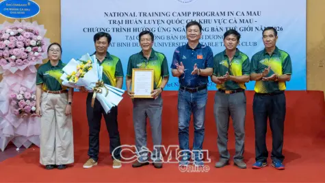 Cà Mau sẽ thành lập Liên đoàn Bóng bàn, hướng tới thể thao chuyên nghiệp