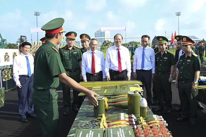 Xây dựng lực lượng vũ trang Cà Mau “tinh, gọn, mạnh”