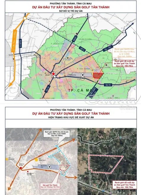 Cà Mau chấp thuận chủ trương đầu tư sân golf đầu tiên