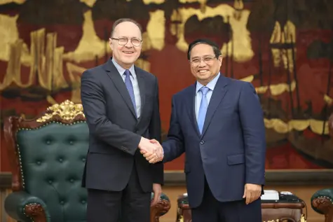 Thủ tướng Chính phủ Phạm Minh Chính làm việc với Đại sứ Nga