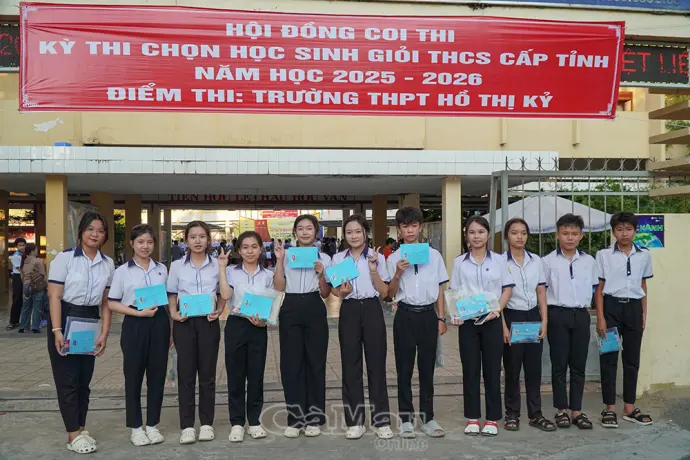 Gần 2.860 thí sinh dự thi học sinh giỏi THCS cấp tỉnh
