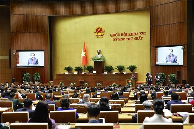 Khai mạc Kỳ họp thứ nhất, Quốc hội khoá XVI