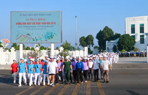 Cà Mau hành động vì sức khoẻ và hạnh phúc Nhân dân