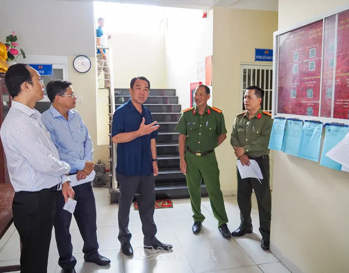 Lãnh đạo tỉnh khảo sát thực tế hiện trạng trụ sở đơn vị quân sự, công an cấp cơ sở