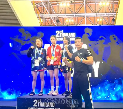 Cà Mau giành 2 Huy chương Bạc tại Giải Kickboxing World Cup Thái Lan 2026