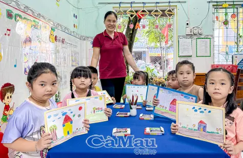 Chủ động thực hiện Thông tư 11 - nâng chất giáo dục mầm non Cà Mau