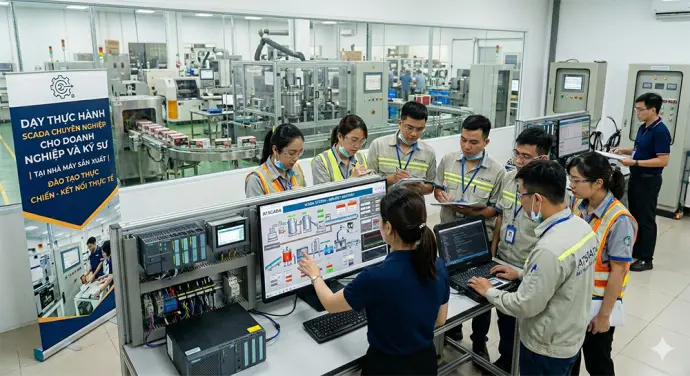 ATSCADA Dạy thực hành SCADA chuyên nghiệp cho doanh nghiệp và kỹ sư