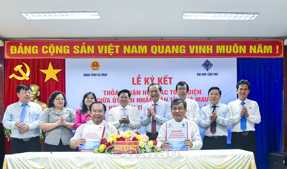 Cà Mau ký kết hợp tác toàn diện với Đại học Cần Thơ giai đoạn 2026-2030