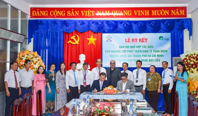 Liên kết đào tạo và nghiên cứu kinh tế xanh, kinh tế tuần hoàn