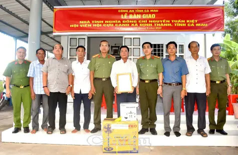 Cựu Công an nhân dân chung sức bảo đảm an ninh trật tự