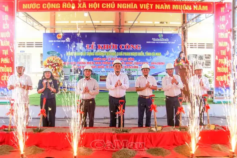 Khởi công xây dựng Trường Tiểu học 2 Xã Phan Ngọc Hiển