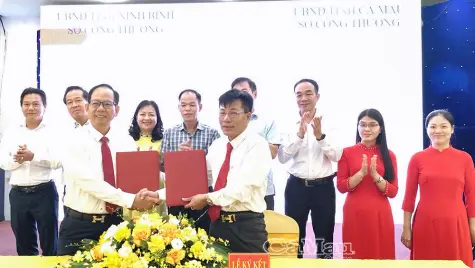 Cà Mau - Ninh Bình ký kết hợp tác giai đoạn mới