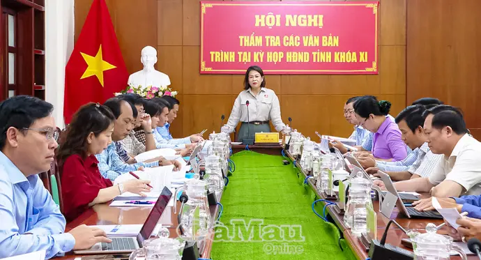 Thẩm tra 8 dự thảo nghị quyết trình Kỳ họp HĐND tỉnh khoá XI