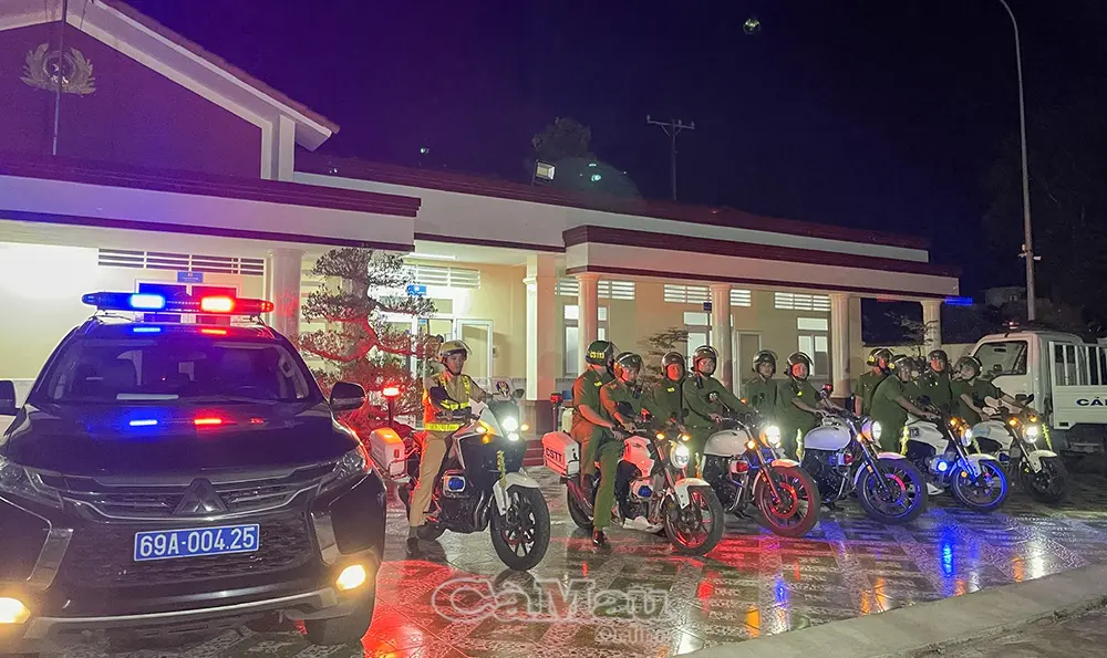 Tăng cường tuần tra, bảo đảm an ninh, trật tự dịp lễ