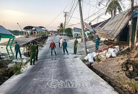Sạt lở nghiêm trọng tại Đầm Dơi, thiệt hại trên 3 tỷ đồng