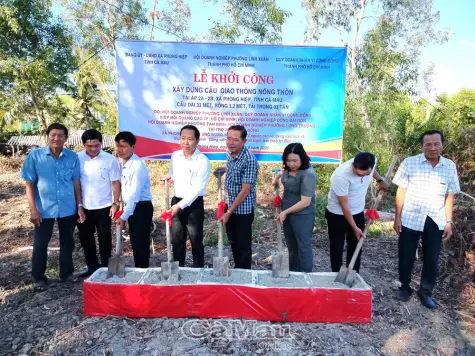 Thêm cầu nông thôn ở xã Phong Hiệp