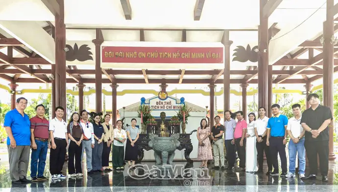 Đoàn Famtrip khảo sát cung đường di sản xã Vĩnh Lợi