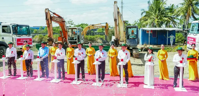 Khởi công cầu Nguyễn Đình Chiểu kết nối Bệnh viện Đa khoa Cà Mau