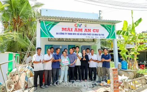Mái ấm mới cho gia đình ông Trần Văn Bảnh