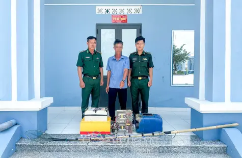 Xử lý đối tượng sử dụng kích điện khai thác thuỷ sản