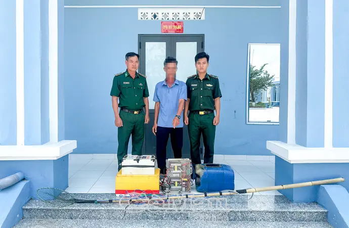 Xử lý đối tượng sử dụng kích điện khai thác thuỷ sản