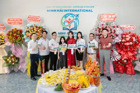 Khai trương Công ty TNHH Giáo dục - Nhân lực và Du lịch Minh Hải International tại Cà Mau