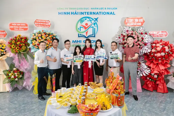 Khai trương Công ty TNHH Giáo dục - Nhân lực và Du lịch Minh Hải International tại Cà Mau