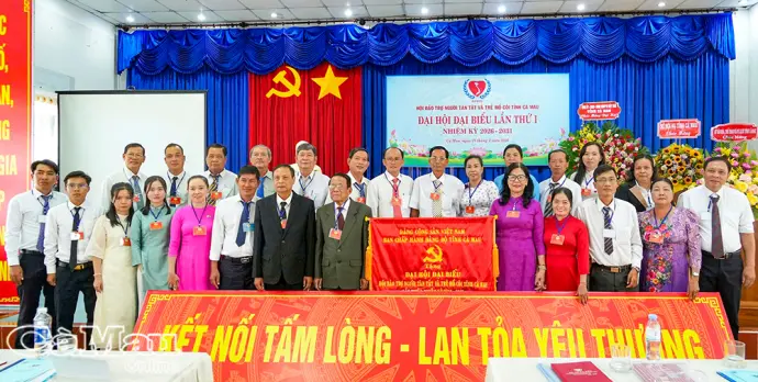 Ông Tạ Bửu Thương tái đắc cử chức danh Chủ tịch Hội Bảo trợ người tàn tật và trẻ mồ côi Cà Mau