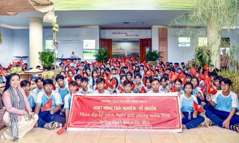 Hun đúc tình yêu nước từ hoạt động ngoại khoá trải nghiệm