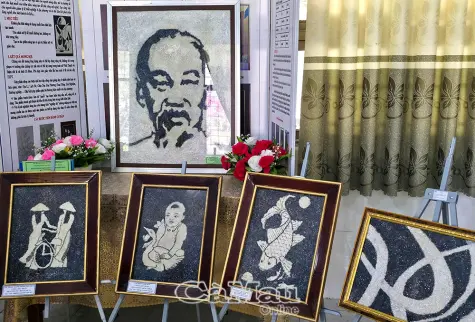 Biến “hạt ngọc của biển” thành chất liệu nghệ thuật độc đáo