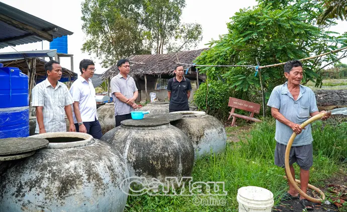 Khẩn trương khắc phục tình trạng thiếu nước sạch tại Xã Nguyễn Phích