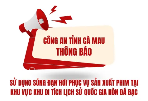 Sử dụng súng đạn hơi phục vụ sản xuất phim tại khu vực Khu di tích lịch sử Quốc gia Hòn Đá Bạc