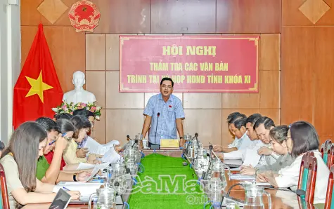 Ban Pháp chế thẩm tra các dự thảo nghị quyết trình kỳ họp chuyên đề