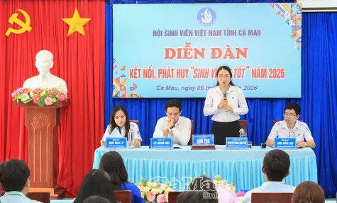 Ra mắt Câu lạc bộ “Sinh viên 5 tốt” tỉnh Cà Mau