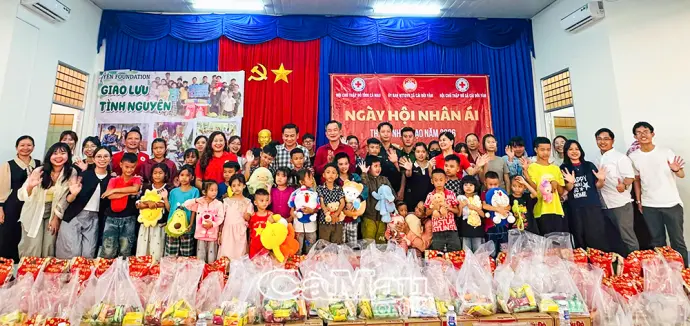 “Ngày hội Nhân ái” lan toả yêu thương tại xã Cái Đôi Vàm
