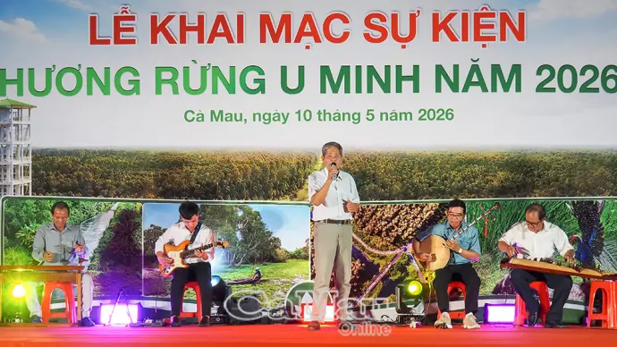 Âm vang đờn ca tài tử giữa rừng tràm U Minh Hạ