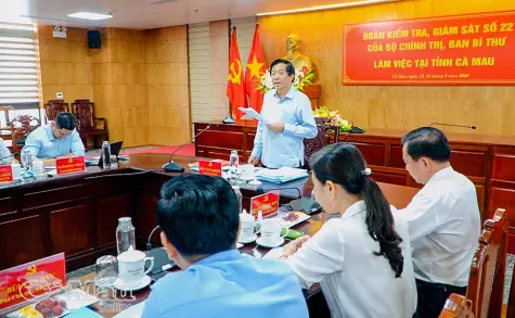 Các đảng uỷ cấp tỉnh kiến nghị nhiều nội dung với Đoàn Kiểm tra số 22 của Bộ Chính trị, Ban Bí thư