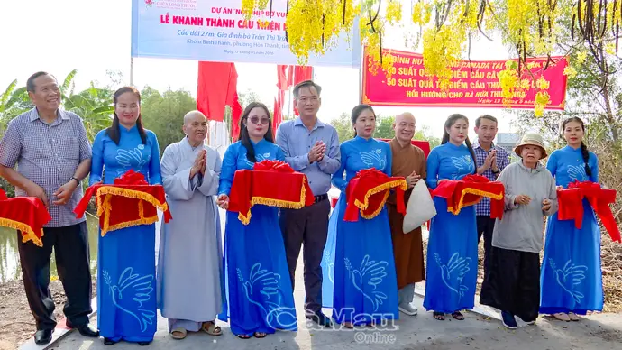 Thêm 2 nhịp cầu nối bờ vui tại phường Hoà Thành