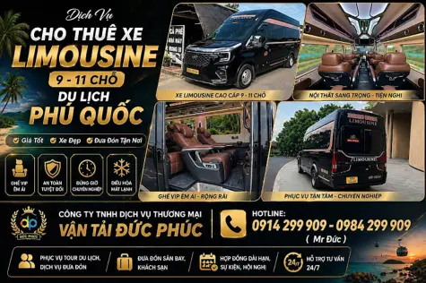 Thuê Xe Limousine Phú Quốc Giá Tốt – Trải Nghiệm Di Chuyển Cao Cấp, Sang Trọng