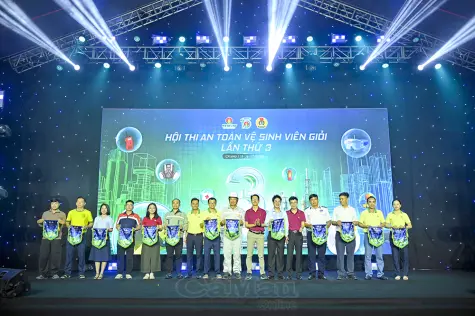 Sôi nổi Hội thi An toàn vệ sinh viên giỏi tại Đạm Cà Mau