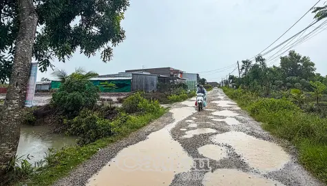 Đất Mới: Nhiều tuyến lộ nông thôn xuống cấp nặng