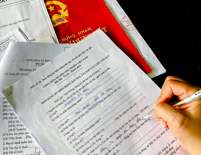 Tháo khó khăn trong thủ tục cấp sổ đỏ