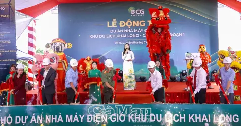 Động thổ dự án Nhà máy điện gió Khai Long